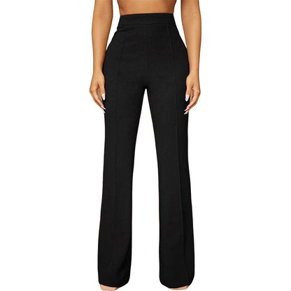 High Waist All-matching Fashion Business Commute Fall Women's Clothing Casual Business Pants Trousers