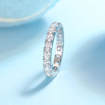 Van Gogh Starry Sky Moissanite Wedding Ring Set