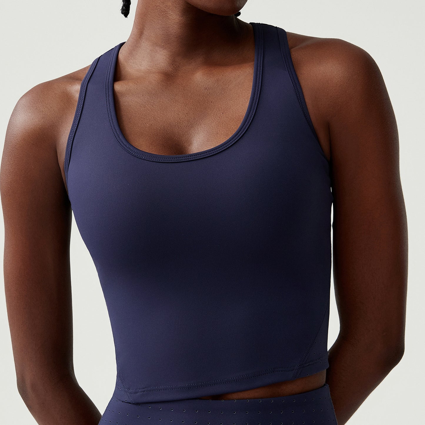 Tennis Suit Vest Women's Plus Size Fitness Running Exercise With Chest Pad