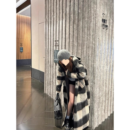 Season Warm Woolen Coat Mid-length