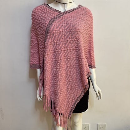 Women's Clothing Fringed Sweater Korean Style Loose