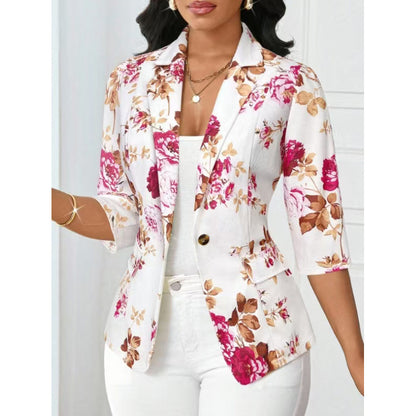 Women's Flower Fashionable All-matching Jacket