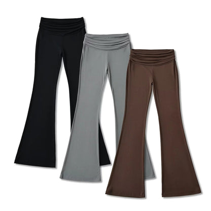 Nude Feel Hip Raise Slimming High Waist Belly Contracting Yoga Trousers