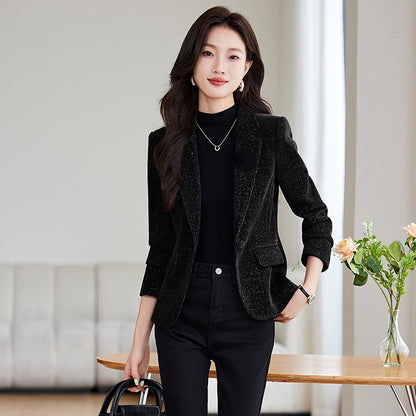 Long Sleeve Professional Suit Formal Women's Coat Overalls