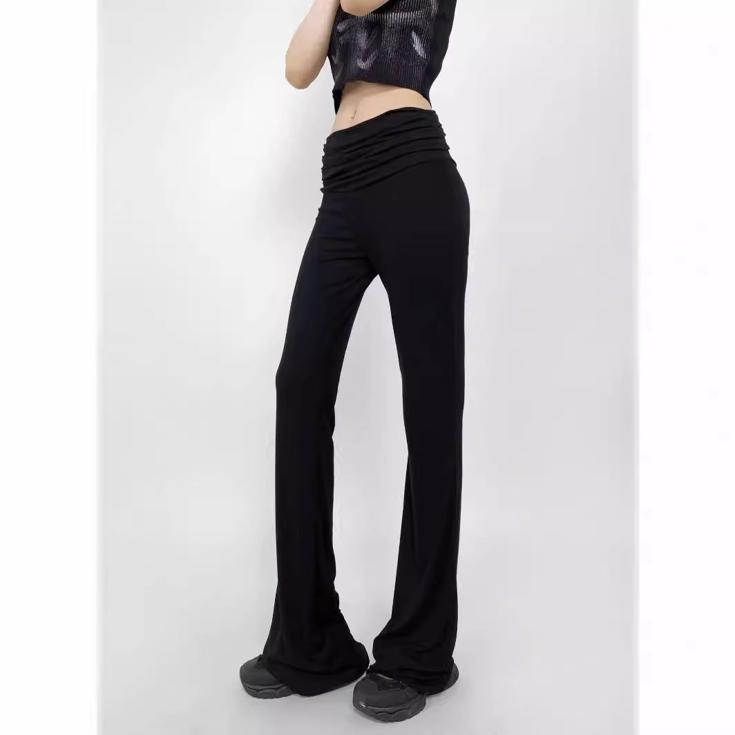 Nude Feel Hip Raise Slimming High Waist Belly Contracting Yoga Trousers