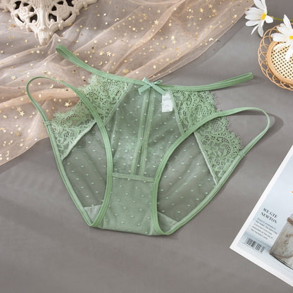 Lace Underwear Quick-drying Light Transparent Ultra-thin Pure Antibacterial Cotton Crotch Briefs