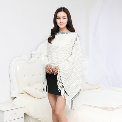Women's Clothing Fringed Sweater Korean Style Loose