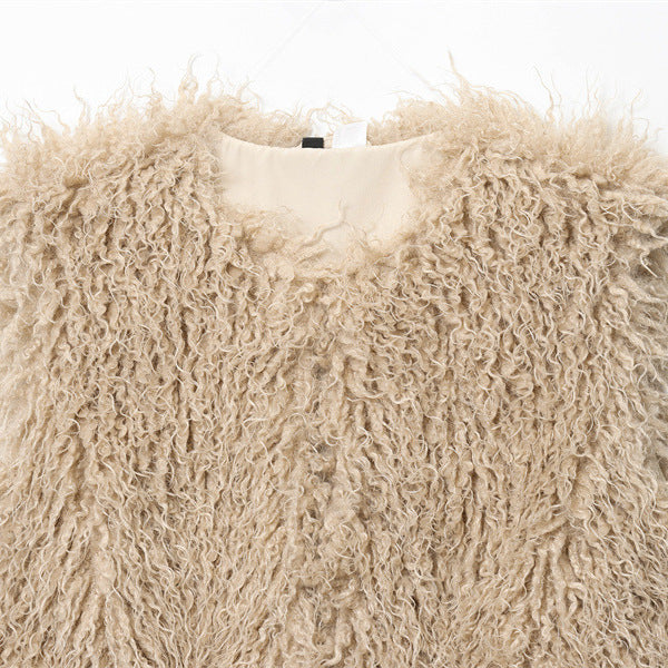 Temperament Women's Affordable Luxury Furry Vest