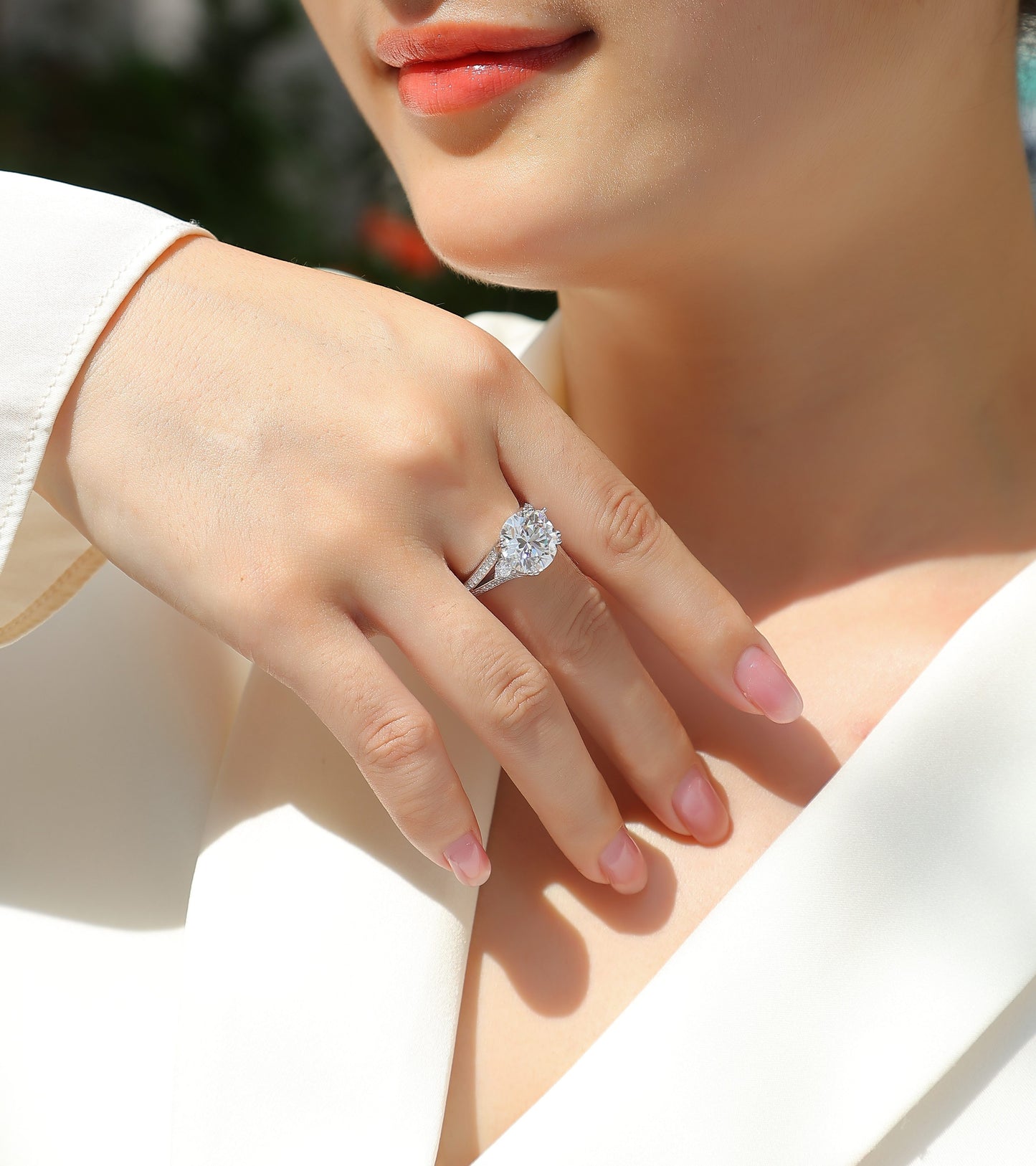 Elegant Radiance 5-Carat Moissanite Jewelry Piece