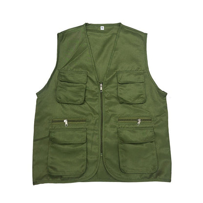 Multi-pocket Vest Volunteer Work Clothes Activity
