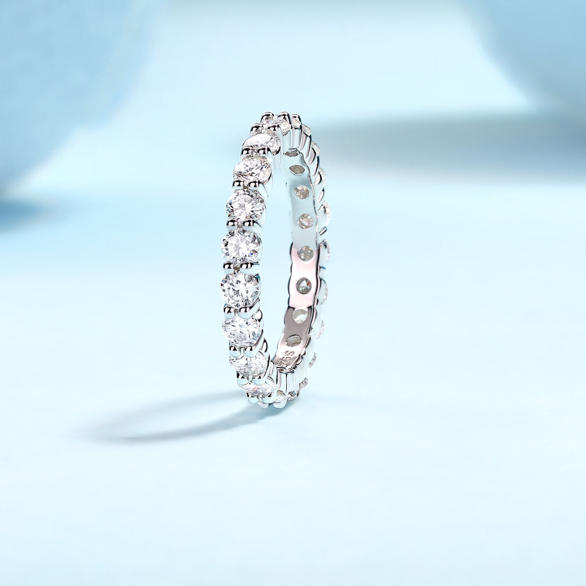A Fleeting Glimpse Moissanite Wedding Ring Set