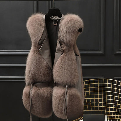 Women's Korean-style Fashion Casual Fur Vest