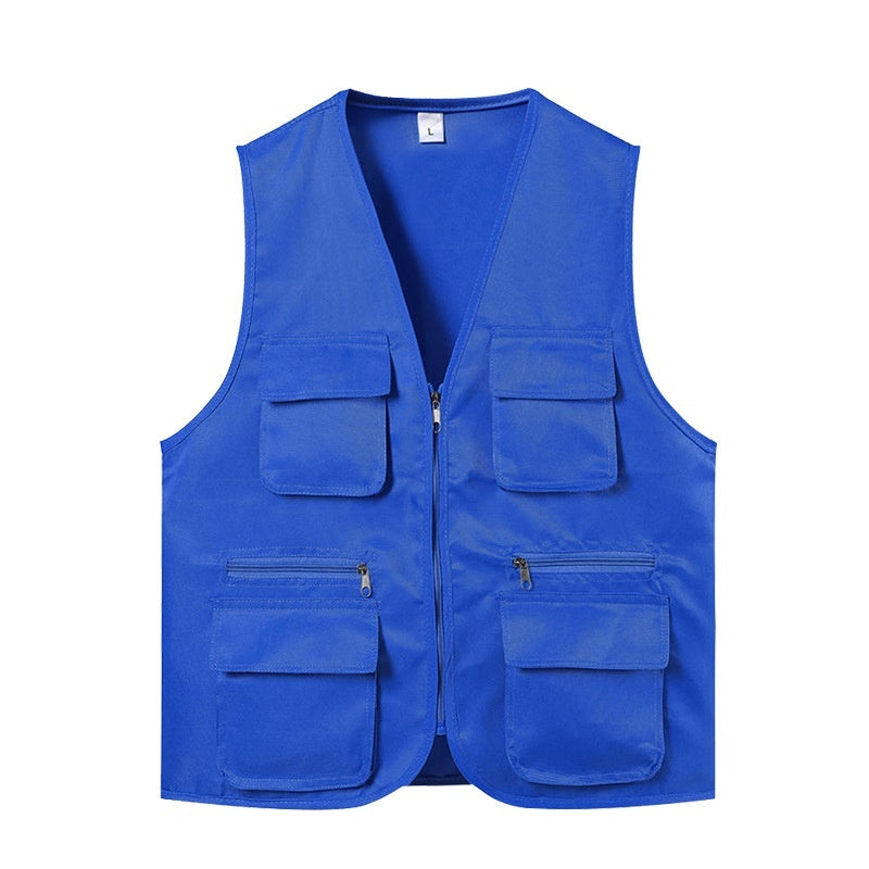 Multi-pocket Vest Volunteer Work Clothes Activity