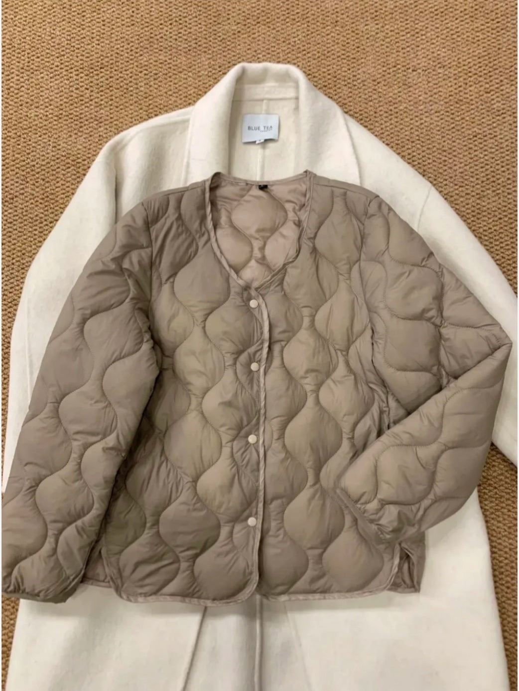 Thermal Slim Fit Lightweight Cotton Coat Jacket