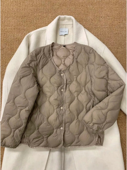 Thermal Slim Fit Lightweight Cotton Coat Jacket