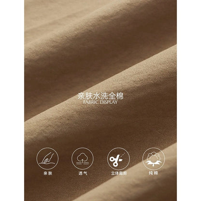 Simple Temperament Lapel Loose Long Trench Coat