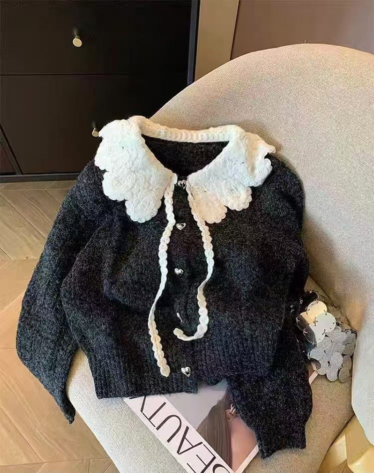 French Style Doll Collar College Style Sweater