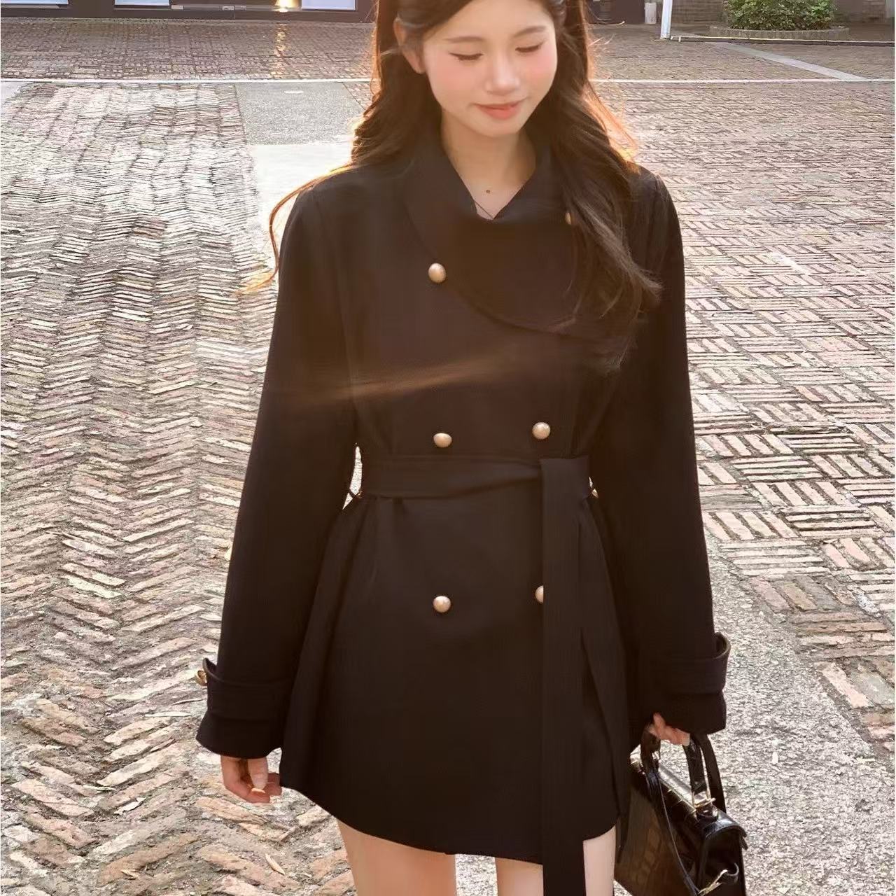 British Style Elegant Trench Coat Coat For Women