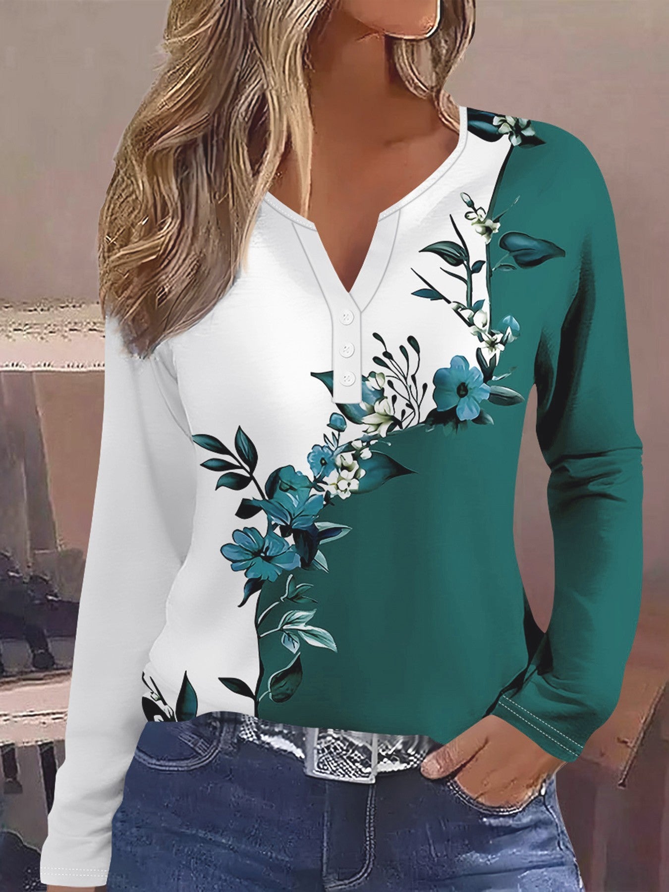 European And American Leisure All-match Fashion Trendy Long Sleeve
