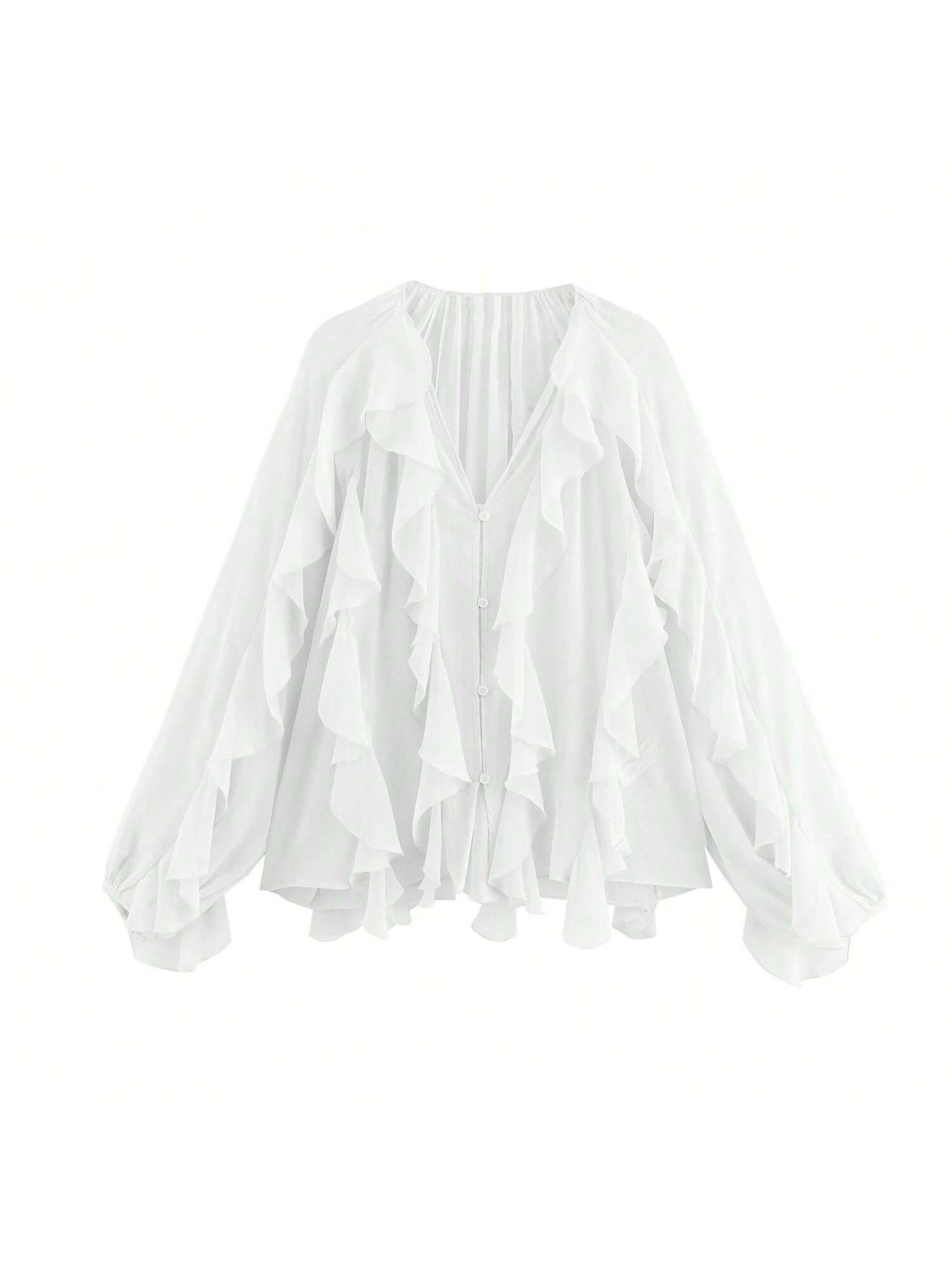 Women's Laminated Versatile Long Sleeve Shirt Pullover