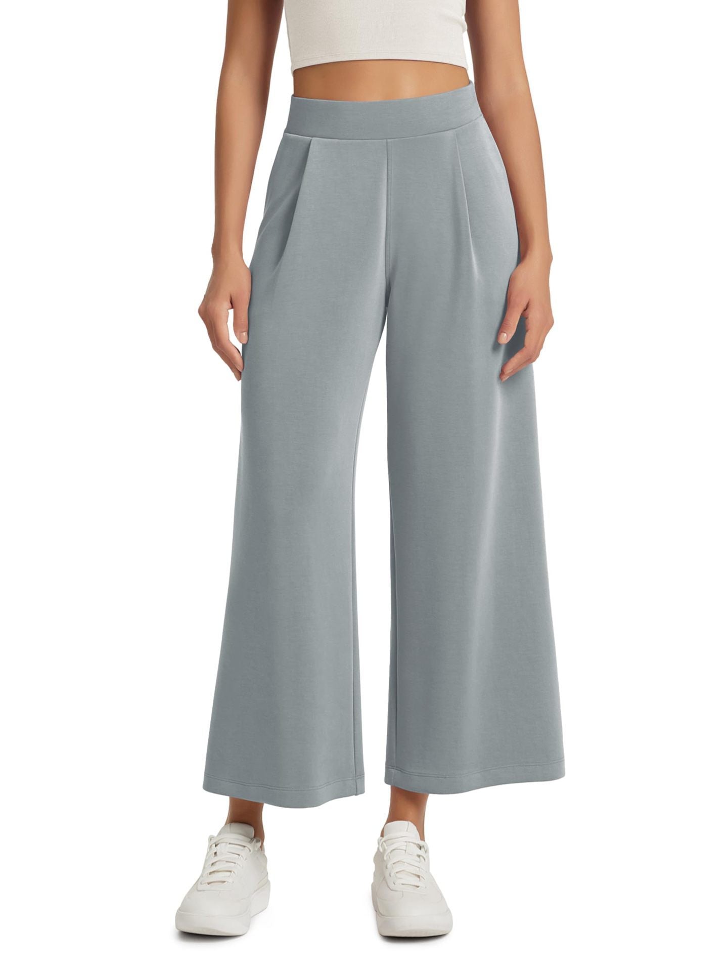 High Elastic Waist With Pocket Comfortable Casual Pants For Women