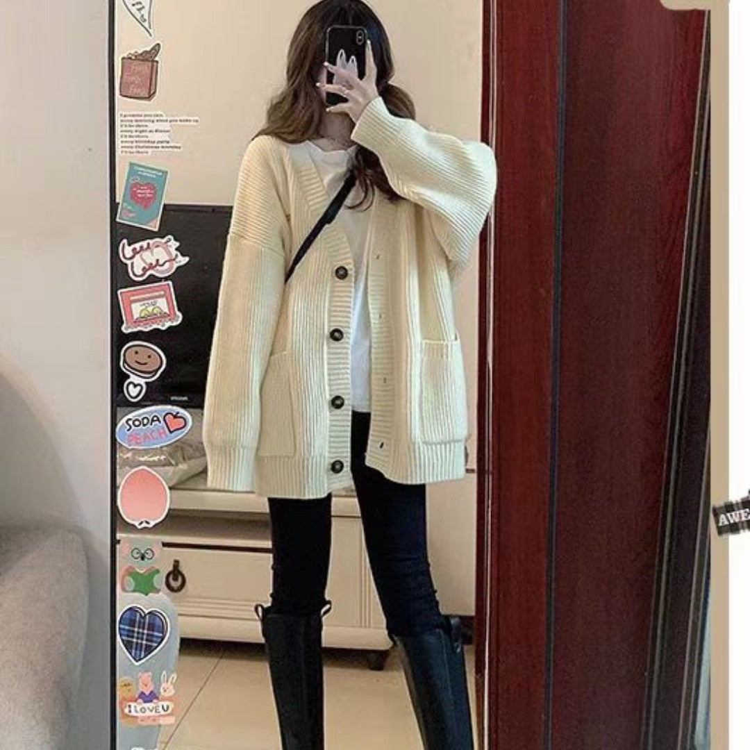 Loose Temperament Clothing Knitwear Top