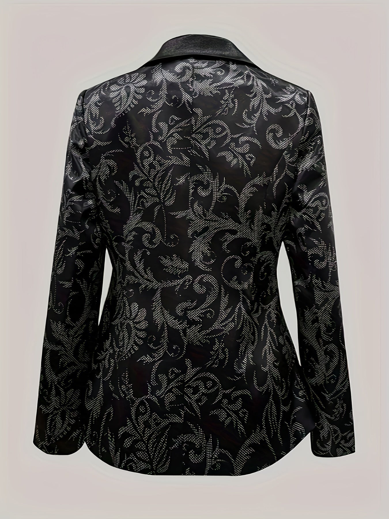 Embossed Stitching Elegant Banquet Date Easy Matching Coat