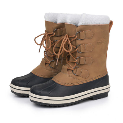 Women's Adult Waterproof Snow Boots For Outdoor Warmth