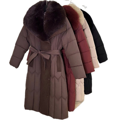 Temperament Plus Size Fashionable Elegant Cotton-padded Jacket